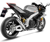 Terminale Di Scarico Senza Omologazione Suono Lv Corsa S Titanio Fondello Acciaio - Leovince Compatibile Con Aprilia Tuono V4 1100 Rr (2019-2020)