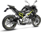 Terminale Di Scarico Senza Omologazione Suono Lv Corsa Acciaio Nero Fondello Acciaio - Leovince Compatibile Con Kawasaki Z 900 (2017-2019)