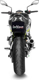 Terminale Di Scarico Senza Omologazione Suono Lv Corsa Acciaio Nero Fondello Acciaio - Leovince Compatibile Con Kawasaki Z 900 A2 (2018-2024)