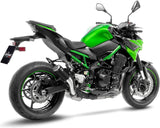 Terminale Di Scarico Con Omologazione Suono Lv Corsa S Acciaio Nero Fondello Acciaio - Leovince Compatibile Con Kawasaki Z 900 (2025-2026)