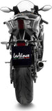 Terminale Di Scarico Senza Omologazione Suono Lv Corsa Acciaio Nero Fondello Acciaio - Leovince Compatibile Con Yamaha Yzf-R6 (2006-2021)