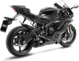 Terminale Di Scarico Senza Omologazione Suono Lv Corsa Carbonio Fondello Acciaio - Leovince Compatibile Con Yamaha Yzf-R6 (2006-2021)
