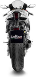 Terminale Di Scarico Senza Omologazione Suono Lv Corsa Acciaio Nero Fondello Acciaio - Leovince Compatibile Con Yamaha Yzf-R1 - M 1000 (2017-2019)