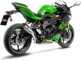 Terminale Di Scarico Senza Omologazione Suono Lv Corsa S Titanio Fondello Acciaio - Leovince Compatibile Con Kawasaki Zx 4Rr Ninja (2024-2026)