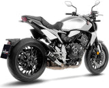 Terminale Di Scarico Senza Omologazione Suono Lv Corsa Carbonio Fondello Acciaio - Leovince Compatibile Con Honda Cb 1000 R Neo Sports Café (2018-2024)