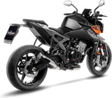 Terminale Di Scarico Senza Omologazione Suono Lv Corsa S Acciaio Nero Fondello Acciaio - Leovince Compatibile Con Ktm 990 Duke - R (2024-2026)