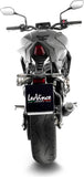 Terminale Di Scarico Senza Omologazione Suono Lv Corsa S Acciaio Nero Fondello Acciaio - Leovince Compatibile Con Honda Cb 1000 Hornet - Sp (2025-2026)