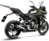 Terminale Di Scarico Senza Omologazione Suono Lv Corsa Titanio Fondello Acciaio - Leovince Compatibile Con Triumph Tiger 800 Sport (2024-2026)