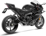 Impianto Di Scarico Completo Non Catalizzato E Senza Omologazione Suono Lv Corsa Acciaio Nero Fondello Acciaio - Leovince Compatibile Con Yamaha Yzf-R9 900 (2025-2026)