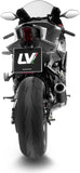 Impianto Di Scarico Completo Non Catalizzato E Senza Omologazione Suono Lv Corsa Acciaio Nero Fondello Acciaio - Leovince Compatibile Con Yamaha Yzf-R9 900 (2025-2026)