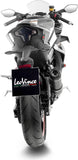 Terminale Di Scarico Senza Omologazione Suono Gp Corsa Evo Carbonio - Leovince Compatibile Con Cfmoto 450 Ss - Sr (2023-2024)