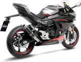 Terminale Di Scarico Senza Omologazione Suono Gp Corsa Carbonio - Leovince Compatibile Con Cfmoto 450 Ss - Sr (2023-2024)