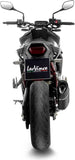 Terminale Di Scarico Con Omologazione Suono Lv-14 R Acciaio Nero Fondello Carbonio - Leovince Compatibile Con Honda Cb 750 Hornet (2023-2024)