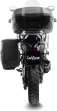 Exhaust Tip With Noise Certification Lv-14 Steel Black Carbon Fiber End Cap - Leovince Compatible With Honda Xl 750 Transalp Travel (2023-2024)