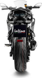 Exhaust Tip Without Sound Certification Lv-14 R Steel Black Carbon Fiber End Cap - Leovince Compatible With Kawasaki Ninja 1000 Sx (2025-2026)