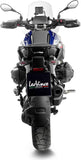 Terminale Di Scarico Con Omologazione Suono Lv-14 Acciaio Nero Fondello Carbonio - Leovince Compatibile Con Bmw R 1300 Gs (2023-2026)