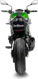 Terminale Di Scarico Con Omologazione Suono Lv-14 R Acciaio Nero Fondello Carbonio - Leovince Compatibile Con Kawasaki Z 900 (2025-2026)