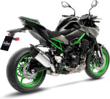 Terminale Di Scarico Senza Omologazione Suono Lv-14 R Titanio Fondello Carbonio - Leovince Compatibile Con Kawasaki Z 900 (2017-2019)
