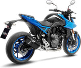 Impianto Di Scarico Completo Non Catalizzato E Senza Omologazione Suono Lv-14 R Acciaio Nero Fondello Carbonio - Leovince Compatibile Con Suzuki Gsx 8R (2024)