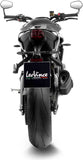 Impianto Di Scarico Completo Non Catalizzato E Senza Omologazione Suono Lv-14 R Acciaio Nero Fondello Carbonio - Leovince Compatibile Con Triumph Street Triple 765 R - Rs (2023-2024)