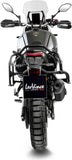 Terminale Di Scarico Con Omologazione Suono Lv-14 Acciaio Nero Fondello Carbonio - Leovince Compatibile Con Yamaha Ténéré 700 Rally (2021-2024)