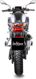 Terminale Di Scarico Senza Omologazione Suono Lv-14 Titanio Fondello Carbonio - Leovince Compatibile Con Bmw F 850 Gs - Adventure (2018-2024)