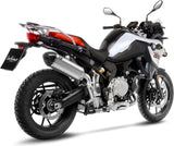 Terminale Di Scarico Senza Omologazione Suono Lv-14 Acciaio Fondello Carbonio - Leovince Compatibile Con Bmw F 750 Gs (2018-2024)