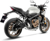 Impianto Di Scarico Completo Non Catalizzato E Senza Omologazione Suono Lv-14 R Acciaio Nero Fondello Carbonio - Leovince Compatibile Con Honda Cbr 650 R (2019-2026)