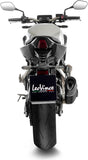 Impianto Di Scarico Completo Non Catalizzato E Senza Omologazione Suono Lv-14 R Acciaio Nero Fondello Carbonio - Leovince Compatibile Con Honda Cbr 650 R (2019-2026)