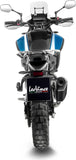 Terminale Di Scarico Con Omologazione Suono Lv-14 Acciaio Nero Fondello Carbonio - Leovince Compatibile Con Cfmoto Ibex 450 (2025-2026)