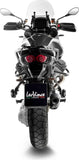 Terminale Di Scarico Con Omologazione Suono Lv-14 Acciaio Nero Fondello Carbonio - Leovince Compatibile Con Moto Guzzi Stelvio (2024-2026)