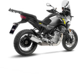 Terminale Di Scarico Senza Omologazione Suono Lv-14 Titanio Fondello Carbonio - Leovince Compatibile Con Moto Guzzi Stelvio (2024-2026)
