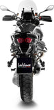 Terminale Di Scarico Con Omologazione Suono Lv-14 Acciaio Fondello Carbonio - Leovince Compatibile Con Moto Guzzi Stelvio (2024-2026)