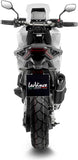 Terminale Di Scarico Con Omologazione Suono Lv-14 R Acciaio Nero Fondello Carbonio - Leovince Compatibile Con Honda Forza 750 (2025-2026)