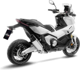 Terminale Di Scarico Senza Omologazione Suono Lv-14 R Titanio Fondello Carbonio - Leovince Compatibile Con Honda X-Adv 750 (2017-2024)
