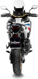 Terminale Di Scarico Senza Omologazione Suono Lv-14 Acciaio Nero Fondello Carbonio - Leovince Compatibile Con Honda Crf 1100 L Africa Twin Adventure Sports (2024-2026)