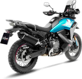 Terminale Di Scarico Senza Omologazione Suono Lv-14 Acciaio Nero Fondello Carbonio - Leovince Compatibile Con Ktm 790 Adventure - R (2023-2026)