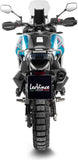 Terminale Di Scarico Senza Omologazione Suono Lv-14 Acciaio Nero Fondello Carbonio - Leovince Compatibile Con Cfmoto 800 Mt-X (2025-2026)