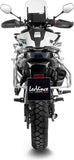 Terminale Di Scarico Con Omologazione Suono Lv-14 Acciaio Nero Fondello Carbonio - Leovince Compatibile Con Cfmoto 800 Mt-X (2025-2026)