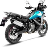 Terminale Di Scarico Senza Omologazione Suono Lv-14 Titanio Fondello Carbonio - Leovince Compatibile Con Ktm 790 Adventure - R (2023-2026)