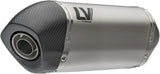 Terminale Di Scarico Con Omologazione Suono Lv-14 Titanio Fondello Carbonio - Leovince Compatibile Con Husqvarna Norden 901 (2022-2026)