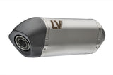 Exhaust Tip Without Sound Certification Lv-14 Stainless Steel Carbon Fiber End Cap - Leovince Compatible With Husqvarna Norden 901 (2022-2026)