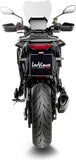 Impianto Di Scarico Completo Catalizzato E Con Omologazione Suono Lv-14 R Acciaio Nero Fondello Carbonio - Leovince Compatibile Con Yamaha Tracer 9 Gt (2025-2026)
