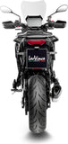 Complete Catalytic Exhaust System With Sound Certification Lv-14 R Titanium Carbon Fiber End Cap - Leovince Compatible With Yamaha Tracer 9 (2025-2026)