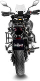 Terminale Di Scarico Con Omologazione Suono Lv-14 Titanio Fondello Carbonio - Leovince Compatibile Con Benelli Trk 702 - X (2023-2024)