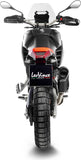 Terminale Di Scarico Con Omologazione Suono Lv-14 Acciaio Nero Fondello Carbonio - Leovince Compatibile Con Aprilia Tuareg 660 (2025-2026)