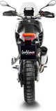 Terminale Di Scarico Con Omologazione Suono Lv-14 Acciaio Fondello Carbonio - Leovince Compatibile Con Aprilia Tuareg 660 (2022-2024)