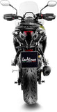 Exhaust Tip With Noise Certification Lv-14 Titanium Carbon Fiber End Cap - Leovince Compatible With Triumph Tiger 800 Sport (2024-2026)
