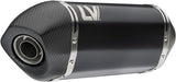 Exhaust Tip Without Sound Certification Lv-14 Steel Black Carbon Fiber End Cap - Leovince Compatible With Triumph Tiger 1200 Gt (2022-2024)