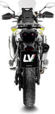 Terminale Di Scarico Con Omologazione Suono Lv-14 Titanio Fondello Carbonio - Leovince Compatibile Con Voge Valico 900 Dsx (2024-2026)